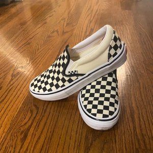 Vans Pop Cush Checkerboard Skate Slip-On Shoes Size 7 Mens/8.5 Womens